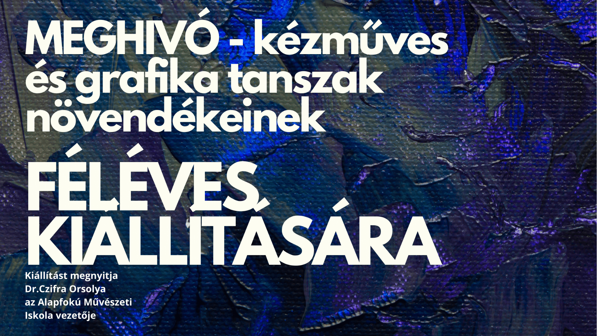 AMI képzőművészeti kiállítás 2026