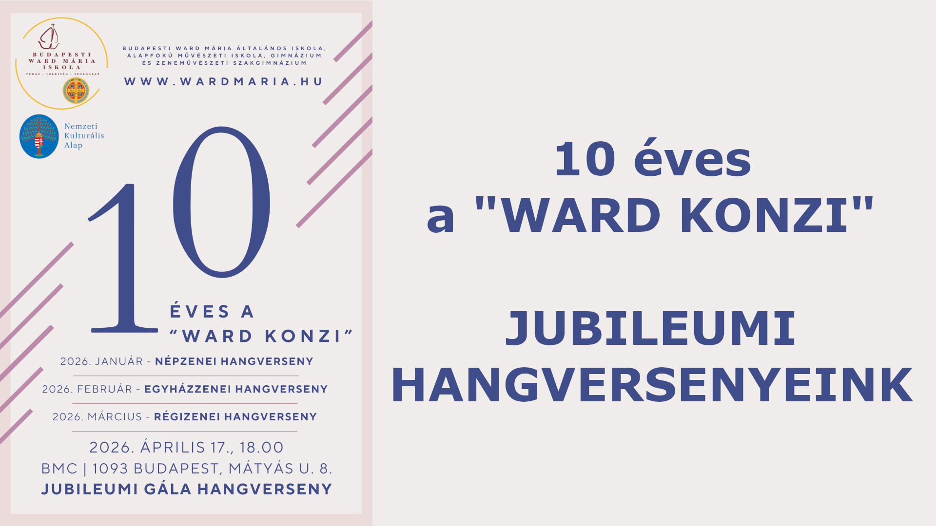 10 éves a Ward Konzi