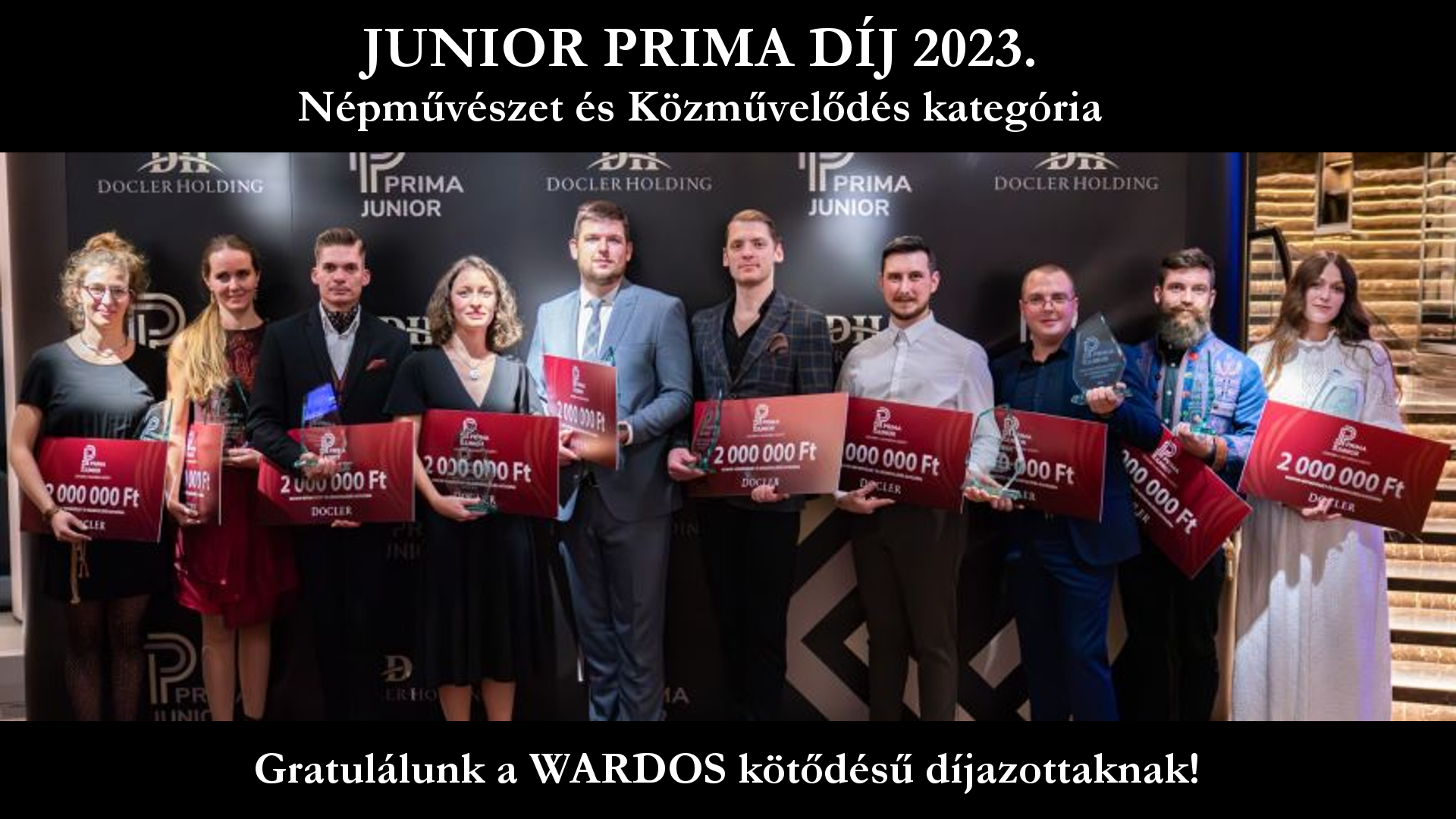 Átadták a Junior Príma Díjakat a népművészet kategóriában